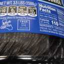 Red Vines Black Licorice Candy Black Licorice Soft Chewy Candy Twists 3.5 Lb Jar