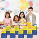 2 x JU XIN 12pcs Yellow Big Eyes Cartoon Party Gift Bags,Yellow Big Eyes Banana Theme Party Supplies