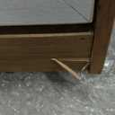 Felt Creative Home Goods Farmhouse Chicken Wire Countertop Shelving Organizer, Decorative Kitchen Pantry Storage Cabinet, Rustic Counter Storage Display, Country Kitchen Island Decor (Brown)