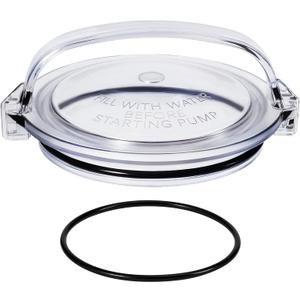 Pool Pump Lid and O-Ring Replacement Compatible with Hayward Power-Flo SPX1500D2A, Clear Pump Strainer Cover for Above Ground Pool Pump