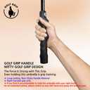 GRIP KING Golf Umbrella 54/62/68 inch + Golf Grip Trainer Double Canopy Vented Windproof Waterproof Automatic Open