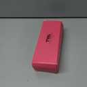 TYA Oversized Wrap Around Sunglasses for Women Men, Futuristic Rave Curved Lens Shades, Fashion Trendy Shield Sun Glasses (Small Pink Frame - Black Lens)