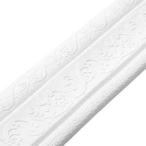 TaoBary Self Adhesive Flexible Foam Molding Trim Wallpaper Border 3D Sticky Decorative Wall Lines Peel and Stick Wall Baseboard Trim for Home, Office, Hotel DIY Decor(5 Roll, Elegant Style)