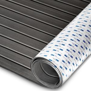 HXBYX EVA Foam Boat Flooring with 3M Self-Adhesive Backing DIY Boats Decking Marine Sheet Faux Teak Material, Non-Slip Cooler Pads for Kayak Yacht SwimPool RV 95"x44"/ 31"/ 16"/ 6.7"/ 2.4", 47.5"x16"