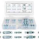 36 PCS Bleeder Valve,Brake Bleeder Screw Assortment Kit Replace H9402-6, H9403-6, H9404-6, H9406-6, H9407-6, H9410-6
