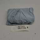 MAYFAIR LINEN 100% Egyptian Cotton Full Size Fitted Sheet Only - 600 Thread Count 16" Deep Pocket Full Size Fitted Sheet, Soft Cooling Sateen No Pop-Off Elastic Bottom Sheet for Adults - Light Blue