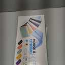 Rechargeable Bluetooth Keyboard and Mouse Combo, Universal Ultra-Slim Wireless Keyboard Mouse Set for Android Windows iPad iPhone Samsung Tablet Portable Compact Keyboard Set (Black)