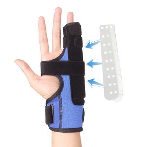 Pinky Finger Splint, Metacarpal Splint for 4th or 5th Finger, Finger Support Brace for Broken Finger, Trigger Finger, Arthritis, Straightening, Fits Right or Left Hand(S/M)