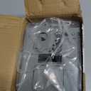 50 Amp 6-50R Outlet Box 250 Volt, Enclosed Lockable Weatherproof Outdoor Electrical NEMA 6-50R Receptacle Panel Heavy Duty Box Pre-Drilled, For Welder EV RV Electric Car Generator, ETL Listed