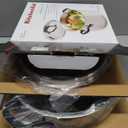 KitchenAid 5-Ply Clad Polished Stainless Steel Stock Pot/Stockpot with Lid, 6 Quart - Stainless Steel