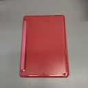 MoKo for iPad (A16) 11th Generation Case 11 Inch 2025, iPad 10th Gen Case 10.9 Inch 2022 with Pencil Holder, Slim Light Trifold Protective Cover with Hard PC Translucent Back Shell, Watermelon Pink