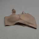 PoseFree Womens Seamless Wireless Supportive Bra Push Up Comfort Soft No Underwire Full Coverage T-Shirt Bra (XX-Large, Nude)
