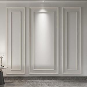 Art3d Premade Bilinear Frame Molding Set, Wainscoting Panels, 3 Whole Frame