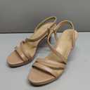 Naturalizer Women's Brenta Heeled Sandal Crème Brulee Beige 7.5 M