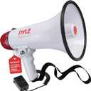 Pyle 40W Megaphone Bullhorn with Built-in Siren, Adjustable Volume Control, 1200-Yard Range, Bluetooth Connectivity, Handheld Mic - Ideal for Football, Soccer, Baseball, Cheerleading & Safety Drills