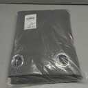 RYB HOME Outdoor Curtains Windproof - Waterproof Blackout Curtain with Weight Bag, Privacy Insulated Drapes for Patio Screen Porch Pergola Terrace Gazebo Area, W 52" x L 90", 2 Pcs, Grey