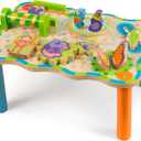 Melissa & Doug First Play Childrens Jungle Wooden Activity Table for Toddlers