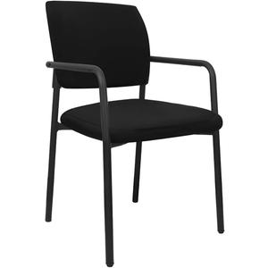 Deisy Dee ONLY Chair Cover Stretch Chair Slipcover Covers for Guest Reception Arm Chair (Black)