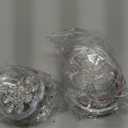 2PCS Dual Revolution Red Turn Signal and Marker to White Auxiliary 17 LED Watermelon Lights, Clear Lens & Stainless Steel Bezel Marker Lights for Freightliner Kenworth Peterbilt Trailer Heavy Trucks