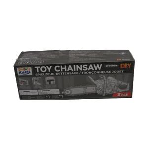 This toy chainsaw from Smilless Kiddo is labeled "protique DIY" (for self-assembly). This toy is intended for children ages 3 and up
