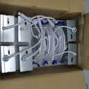 6 Pack 4 Inch 5CCT LED Recessed Light, Silm Canless Recessed Lighting, Dimmable, Damp Rated, 2700K-5000K Selectable, Wafer Ceiling Downlight with Junction Box, 750LM, 9W 120V, ETL&FCC