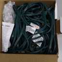 Abeja C7 LED Christmas Lights, 25Ft C7 Frosted White String Lights with 27 Vintage Incandescent Bulbs (E12 Base, 0.6W) Christmas Vintage String Light for Backyard Porch Balcony Party Decor