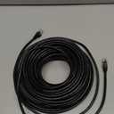 Ultra Clarity Cables Cat 6 Ethernet Cable 100 ft, Outdoor&Indoor 10Gbps Ethernet Cable, High Speed Cat6 Cable RJ45 LAN Internet Cable for Computer, Router, Modem, PS4/5, Xbox, Gaming - Black