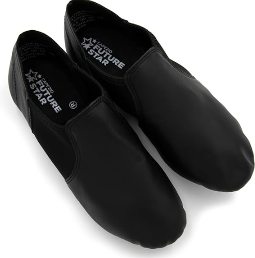 Capezio Girl's Future Star Jazz Shoe (7.5 Toddler, Tan)