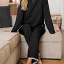 LILLUSORY 2 Piece Knit Lounge Sets Womens Matching Sweater Sets