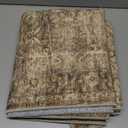 2x8 Light Brown Area Rug Runners for Hallways Washable Vintage Distressed Carpet Low Pile Non Slip Indoor Retro Soft Long Accent Rug Bedroom Kitchen Bathroom Laundry Dining Living Room