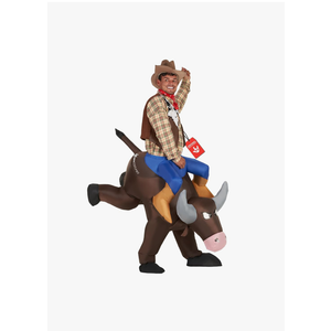 Morph Inflatable Bull Costume Adult, Bull Costume for Adults, Inflatable Rider Costumes, Halloween Costumes for Men