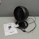 Honeywell Fan, Turbo Force Oscillating Table Fan with 3 Speeds, Air Circulator for Bedroom, Black, HT-906