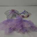 BGFKS Layered Butterfly Tulle Tutu Dress for Baby Girls,Toddler Girl Princess Dress with Flower Headband (9 Months, Purple)