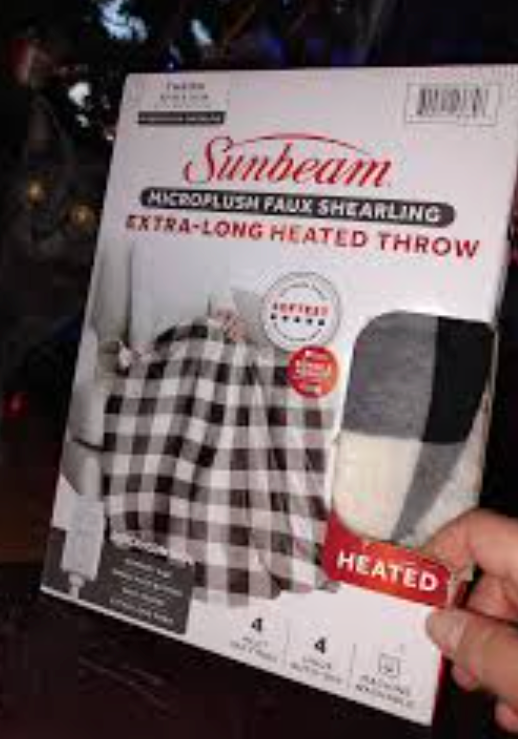 Heated Blanket Electric Throw 60x70 Inch Heating Blanket,,Fleece Soft Blanket,Christmas Birthday Gifts for Women Mom