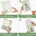 3D Puzzle Vase for Adults Kids, 120 Pcs Puzzle Book Vase for Flowers, Arts and Crafts for Kids 4-6, Adults, Girls, Cute Unique Vases for Book Shelf Decor, Books Lover Gifts for Women(Secret) (Garden)