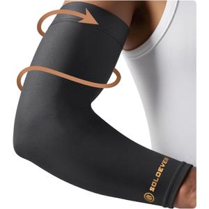 [360 Full Compression] Copper Arm Sleeves for Men & Women, [Ultra Breathable] Arm Brace for Forearm, Bicep, Triceps, Tennis Elbow, Basketball, Golf, Arthritis, Tendonitis, Bursitis