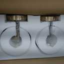 Wall Sconces Set of Two Hardwired, Vintage Wall Light with Gradient Green Glass Lampshade, Bathroom Wall Sconces with Switch, Gold Wall Light Wall Decor Set of 2, Small