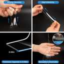 2 x VUBOJO Double Sided Tape Heavy Duty - Dustproof & Easy-Peel Liner- Nano Double Sided Adhesive Tape - Clear Mounting Tape Picture Hanging Adhesive Strips (16.5FT)