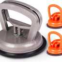 Dent Puller Suction Cup Kit - 3 Pack Paintless Car Body Repair Tool for Dent Removal, Aluminum Alloy Heavy Duty Suction Cups with Thickened Rubber Base for Glass, Tile & Granite Slab Lifting