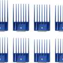Andis 13105 8-Piece Universal Attachment Snap-On Comb Set; Sizes: 5/8", 11/16", 3/4", 13/16", 7/8", 15/16", 1", 1-1/4", Blue