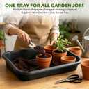 5 Pack Plant Potting Trays -23"x16.5"x4.3" Multifunctional Garden Tidy Tray, Large-23"x17"x4.3"