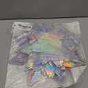 OuMuaMua Winter Christmas Snowflake Decorations, 30PCS 3D Laser Iridescent Snowflakes Hanging Decorations in 3 Sizes for Christmas Winter Wonderland Holiday Home Decor Indoor