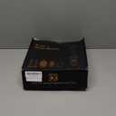 Atopskins 5 in 1 Blow Dryer Brush Set, 1000W Professional Hot Air Styler, Ionic Hair Dryer Brush, 3 Heat Settings, Auto Curling, Fast Drying, Ideal Hair Styling Tools Gift for Women (Black Gold)