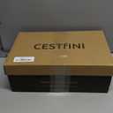 Cestfini Mens Orthopedic Slip On Walking Shoes (9.5, Black)