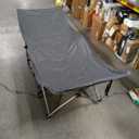 REDCAMP Oversized Camping cots for Adults 500lbs, Extra Wide Sleeping Cots Tall Sleeping Cots Heavy Duty, XL Cots Portable for Outdoor Indoor Office, Grey
