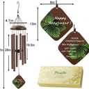Happy Retirement Gifts for Woman Men, Funny Retirement Wind Chimes & Party Decorations, Going Away Gifts for Coworker Women Colleague Boss Teacher Nurse Military,32"