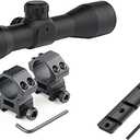 GOTICAL Ruger 10/22 and 3/8" Tactical 4x32 Compact Scope Rangefinder - Reticle Hunting Riflescopes Hair Reticle and Ruger 10/22 Weaver '5 PC of Each Size #6-48 Length 6mm/8mm
