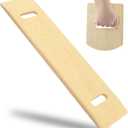 Wooden Transfer Board,29"Sliding Board Transfer to Wheelchair Senior and Handicap Move Assist Slide Transfers 2 Cut Out Handles Load Capacity 440 Pounds Smooth and Portable for Car Sofa Bed