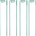 PFNRTH 4 Pack Plant Stakes,Plant Support Stakes for Two Sizes(16 or 32 Inches),Plant Stakes for Outdoor Plants,Garden Flower,Tomato(Green)
