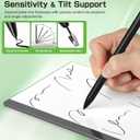 Ciscle Magnetic EMR Stylus Pen for Remarkable 2, No Charging Needed, 4096 Pressure Levels, Palm Rejection, Tilt Support, Eraser & 5 Replaceable Tips, Compatible with EMR Devices